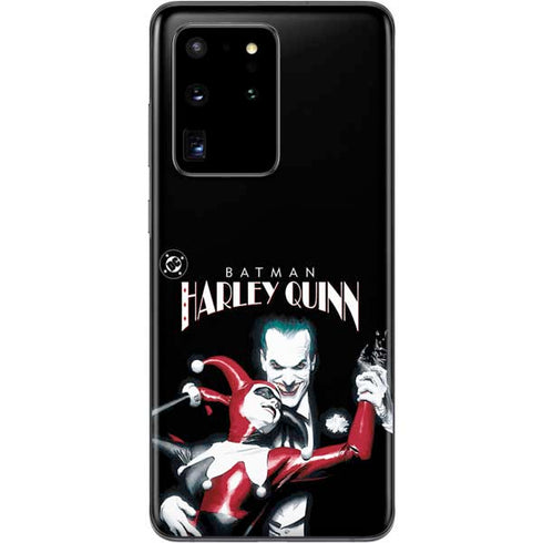 DC Comics The Joker Batman: Harley Quinn Cover #1 Art by Alex Ross. Piece Also known as Tango with Evil Galaxy S20 Ultra 5G Skin